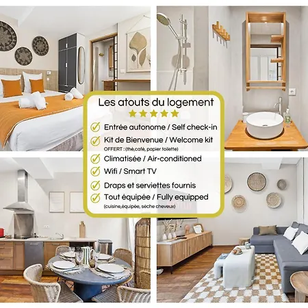 Bohème - Climatisé - 2 Pas Du Port - Rue Du Cepoun San Martin Apartamento *